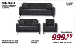 Poco Sofa 3-2-1 Angebot