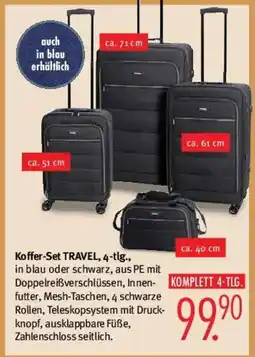 Trends Möbel Koffer-Set TRAVEL, 4-tlg. Angebot