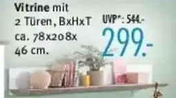 Trends Möbel Vitrine Angebot