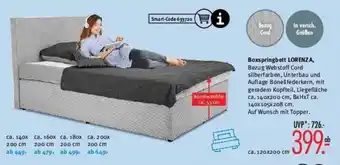 Trends Möbel Boxspringbett LORENZA Angebot