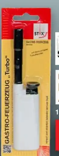Handelshof Styx Gastrofeuerzeug Turbo Angebot