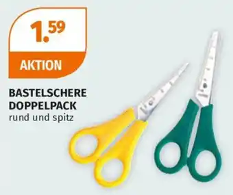 Müller Bastelschere Doppelpack rund und spitz Angebot