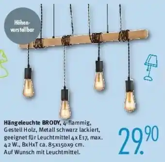 Trends Möbel Hängeleuchte BRODY Angebot