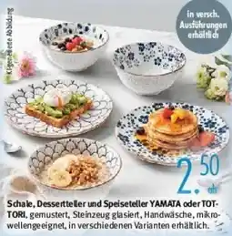 Trends Möbel Schale, Dessertteller und Speiseteller YAMATA oder TOT- TORI Angebot
