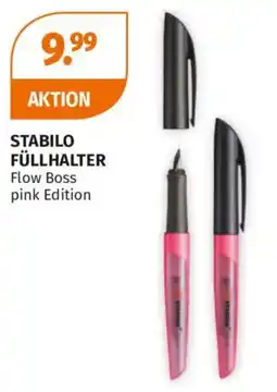 Müller STABILO FÜLLHALTER Flow Boss pink Edition Angebot