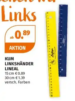 Müller KUM LINKSHÄNDER LINEAL Angebot