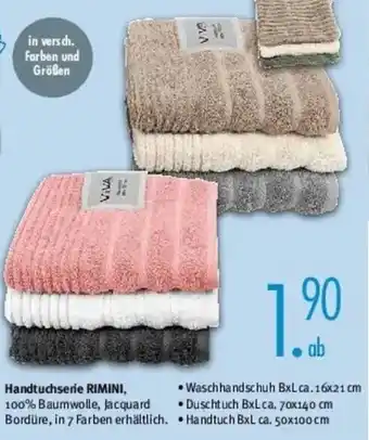 Trends Möbel Handtuchserie RIMINI Angebot