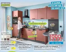 Trends Möbel HABEMAT-Einbauküche WARI. Inkl. Einbaugeräte und Einbauspüle Angebot