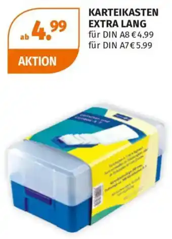 Müller KARTEIKASTEN EXTRA LANG Angebot