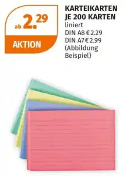 Müller KARTEIKARTEN Angebot