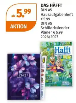 Müller DAS HÄFFT Hausaufgabenheft Angebot