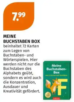 Müller Meine Buchstaben-Box Angebot