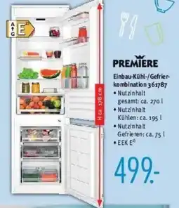 Trends Möbel PREMIERE Einbau-Kühl-/Gefrier- kombination 361787 Angebot