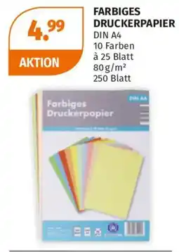 Müller Farbiges Druckerpapier Angebot