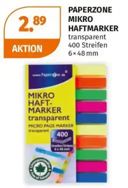 Müller PAPERZONE MIKRO HAFTMARKER transparent Angebot