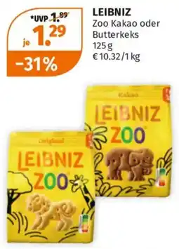 Müller LEIBNIZ Zoo Kakao oder Butterkeks Angebot