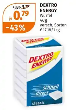 Müller Dextro Energy Würfel Angebot