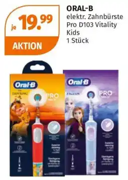 Müller ORAL-B elektr. Zahnbrste Pro D103 Vitality Kids Angebot