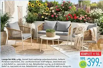 Trends Möbel Lounge-Set RISA, 4-tlg. Angebot