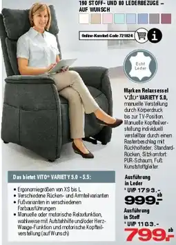Ostermann Marken Relaxsessel vito Angebot