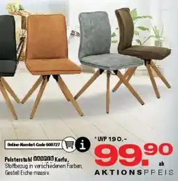 Ostermann Polsterstuhl MAAPER Korfu Angebot