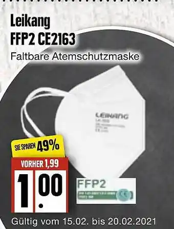 Edeka Frischemarkt Leikang Ffp2 Ce2163 Angebot