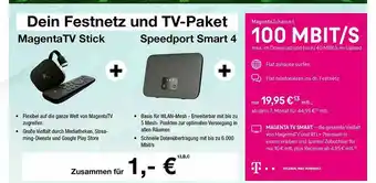 myExtra Shop MagentaTV Stick + Speedport Smart 4 + Magentazuhause L Angebot