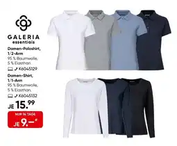 Galeria GALERIA essentials Damen-Poloshirt, 1/2-Arm Angebot