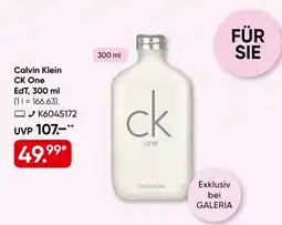 Galeria Calvin Klein CK One EdT Angebot