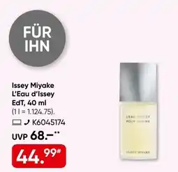 Galeria Issey Miyake L'Eau d'Issey EdT Angebot