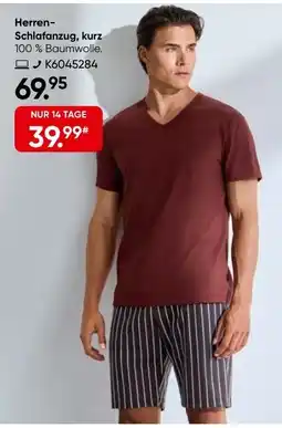 Galeria Herren-Schlafanzug, kurz Angebot