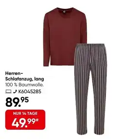 Galeria Herren-Schlafanzug, lang Angebot