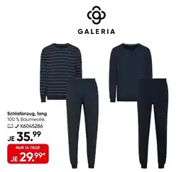 Galeria Schlafanzug, lang GALERIA Angebot