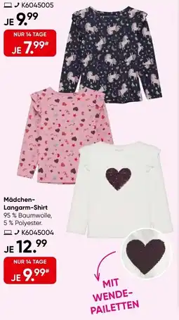 Galeria Mädchen Langarm-Shirt Angebot