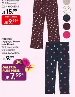 Galeria Mädchen Leggings, Normal oder Flared Angebot