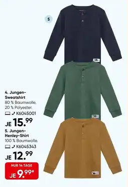 Galeria Jungen-Henley-Shirt Angebot