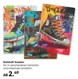 Galeria Notizheft Sneaker Angebot