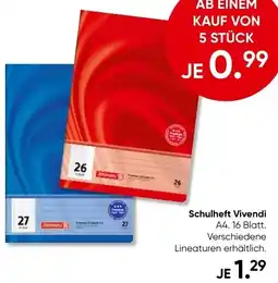 Galeria Schulheft Vivendi Angebot