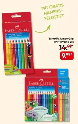 Galeria Faber-Castell Buntstift Jumbo Grip 8+1+1 Promo Set Angebot