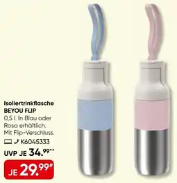 Galeria Isoliertrinkflasche BEYOU FLIP Angebot