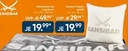 Galeria Wohndecke mit Logodruck SANSIBAR Angebot