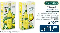 Galeria Pallini Limoncello-Likör Geschenkpackung Angebot