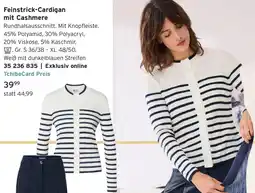 Tchibo Feinstrick-Cardigan mit Cashmere Angebot
