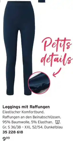 Tchibo Leggings mit Raffungen Angebot