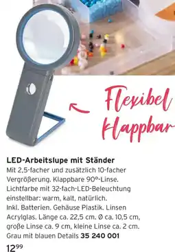 Tchibo LED-Arbeitslupe mit Ständer Angebot