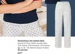 Tchibo Stretchhose mit weitem Bein Angebot