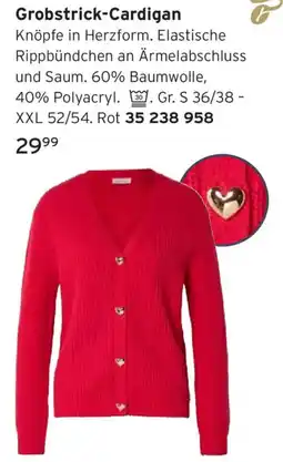 Tchibo Grobstrick-Cardigan Angebot