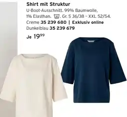 Tchibo Shirt mit Struktur Angebot