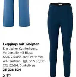 Tchibo Leggings mit Knöpfen Angebot