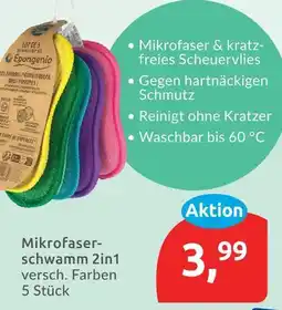Budni Mikrofaserschwamm 2 in 1 Angebot